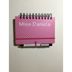 Libreta de notas personalizada